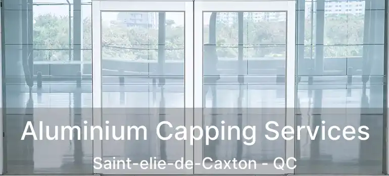  Aluminium Capping Services Saint-elie-de-Caxton - QC