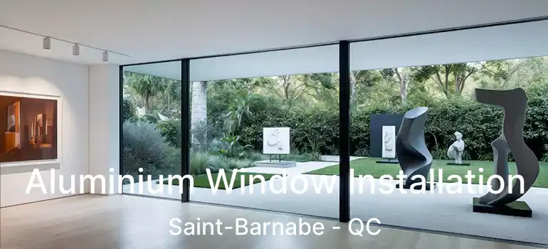  Aluminium Window Installation Saint-Barnabe - QC