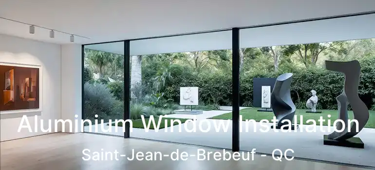  Aluminium Window Installation Saint-Jean-de-Brebeuf - QC