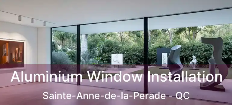  Aluminium Window Installation Sainte-Anne-de-la-Perade - QC
