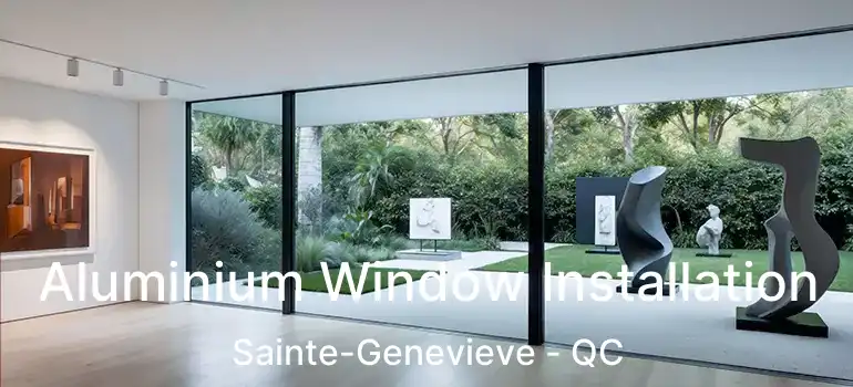  Aluminium Window Installation Sainte-Genevieve - QC