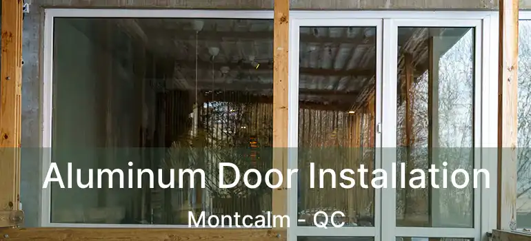  Aluminum Door Installation Montcalm - QC