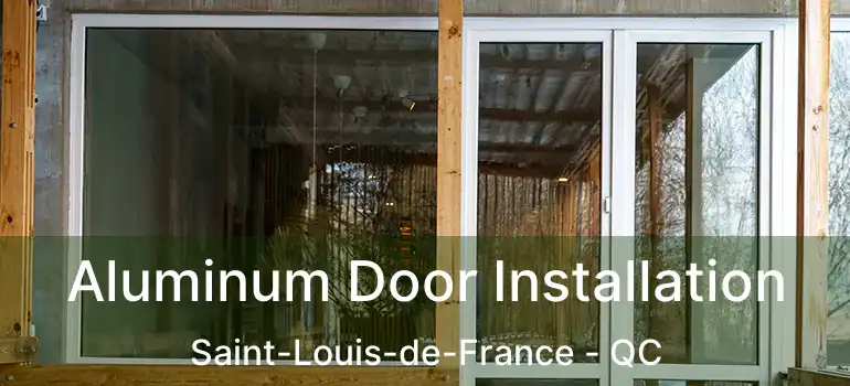  Aluminum Door Installation Saint-Louis-de-France - QC