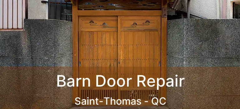  Barn Door Repair Saint-Thomas - QC