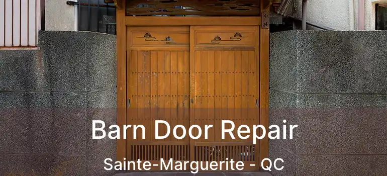  Barn Door Repair Sainte-Marguerite - QC