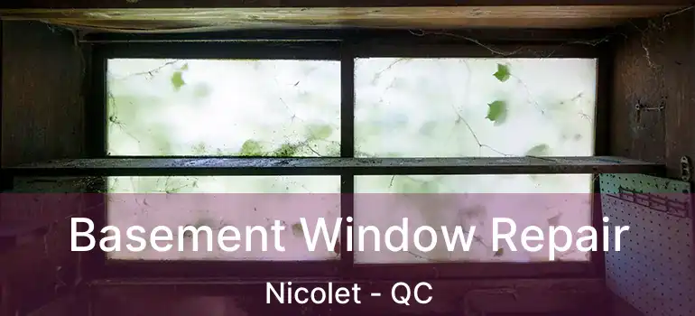  Basement Window Repair Nicolet - QC