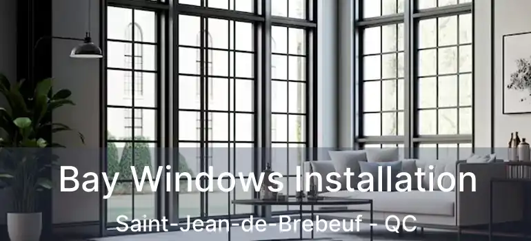  Bay Windows Installation Saint-Jean-de-Brebeuf - QC