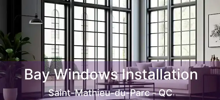  Bay Windows Installation Saint-Mathieu-du-Parc - QC