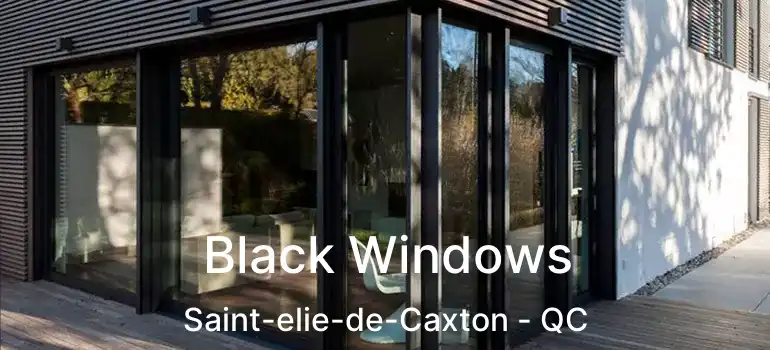  Black Windows Saint-elie-de-Caxton - QC