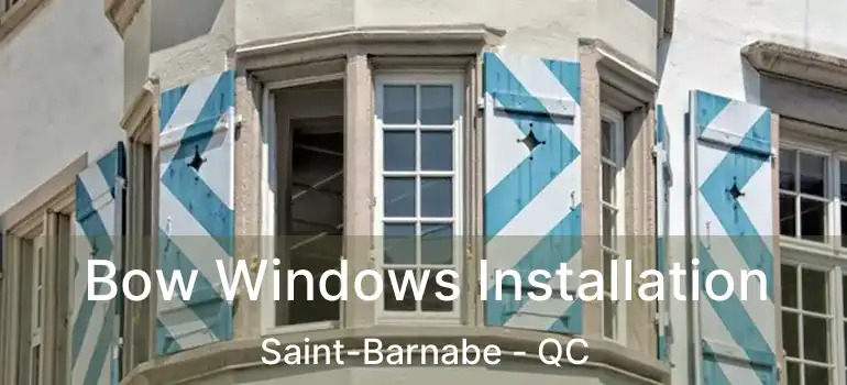 Bow Windows Installation Saint-Barnabe - QC