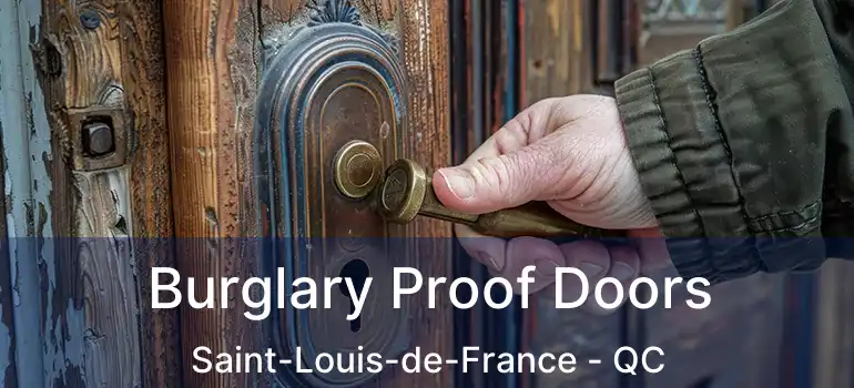  Burglary Proof Doors Saint-Louis-de-France - QC