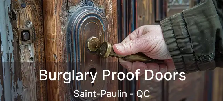  Burglary Proof Doors Saint-Paulin - QC