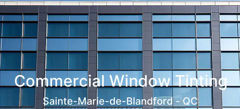  Commercial Window Tinting Sainte-Marie-de-Blandford - QC