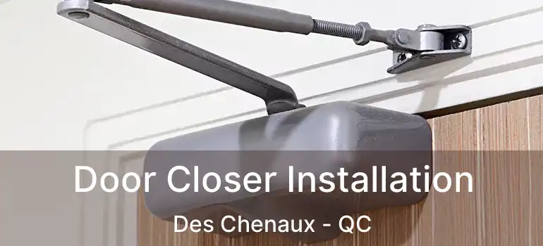  Door Closer Installation Des Chenaux - QC