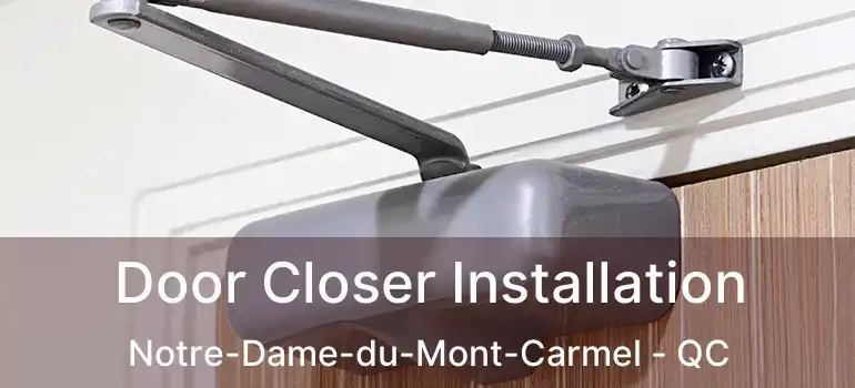  Door Closer Installation Notre-Dame-du-Mont-Carmel - QC