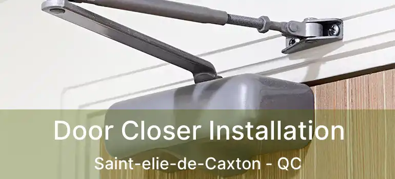  Door Closer Installation Saint-elie-de-Caxton - QC