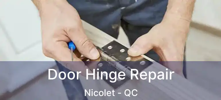  Door Hinge Repair Nicolet - QC
