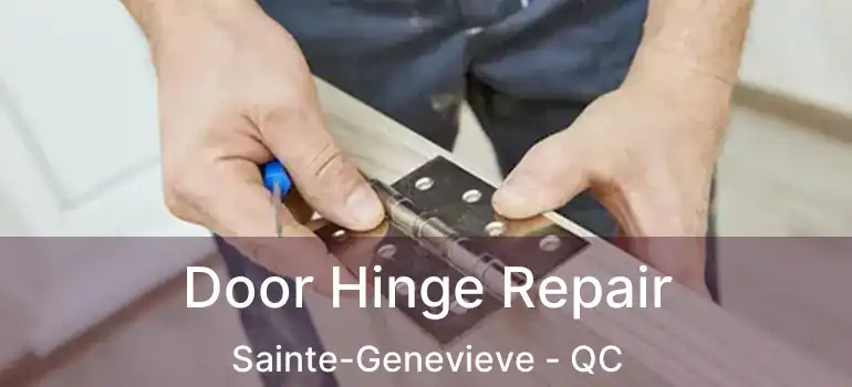  Door Hinge Repair Sainte-Genevieve - QC