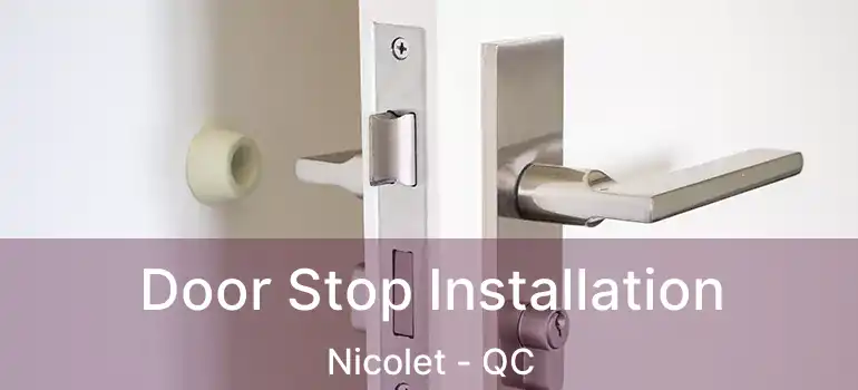  Door Stop Installation Nicolet - QC
