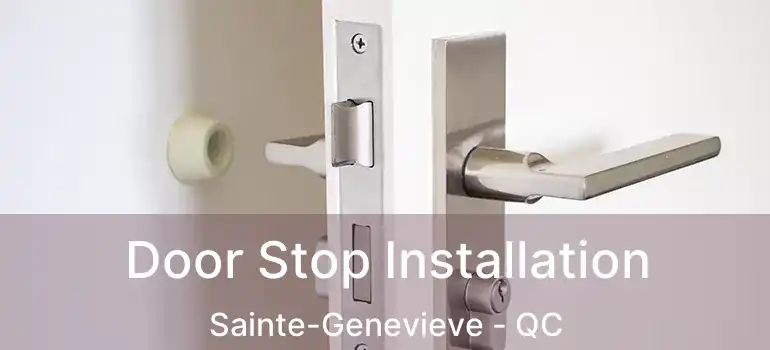  Door Stop Installation Sainte-Genevieve - QC