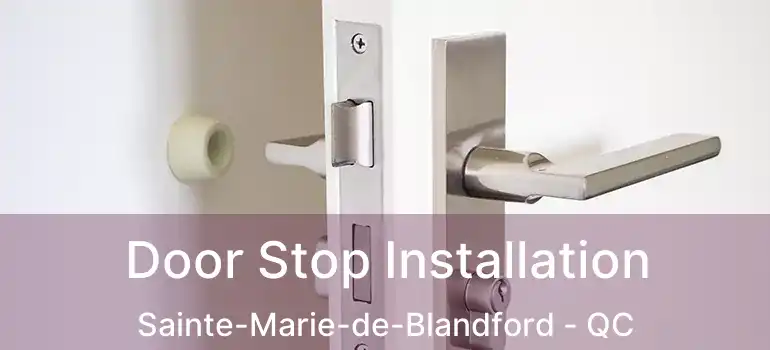  Door Stop Installation Sainte-Marie-de-Blandford - QC