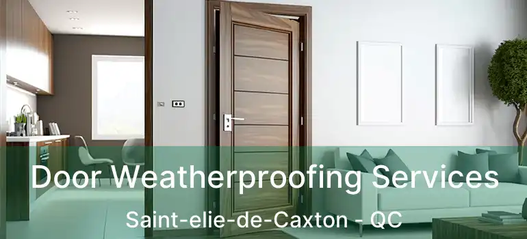  Door Weatherproofing Services Saint-elie-de-Caxton - QC