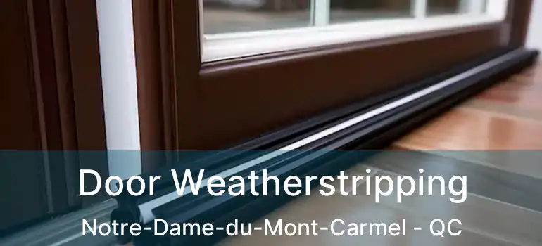  Door Weatherstripping Notre-Dame-du-Mont-Carmel - QC
