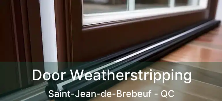  Door Weatherstripping Saint-Jean-de-Brebeuf - QC