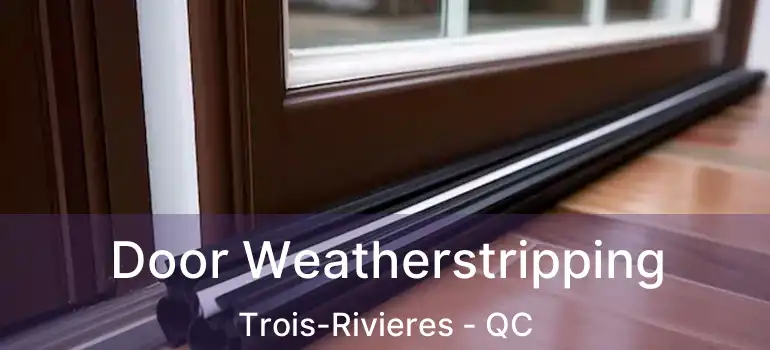  Door Weatherstripping Trois-Rivieres - QC