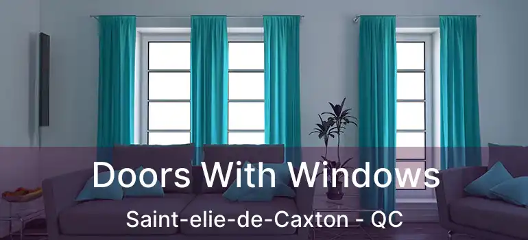  Doors With Windows Saint-elie-de-Caxton - QC