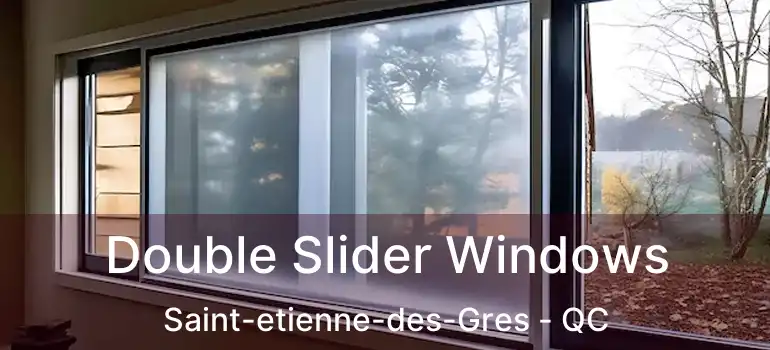  Double Slider Windows Saint-etienne-des-Gres - QC