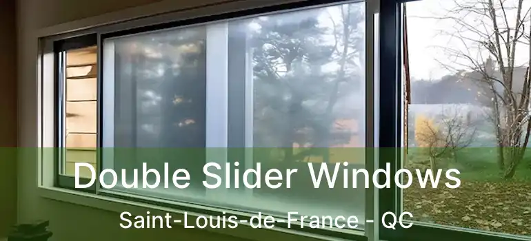  Double Slider Windows Saint-Louis-de-France - QC