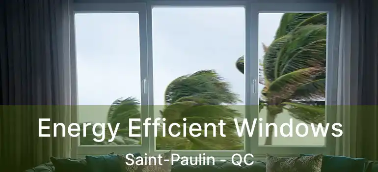  Energy Efficient Windows Saint-Paulin - QC