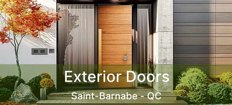  Exterior Doors Saint-Barnabe - QC