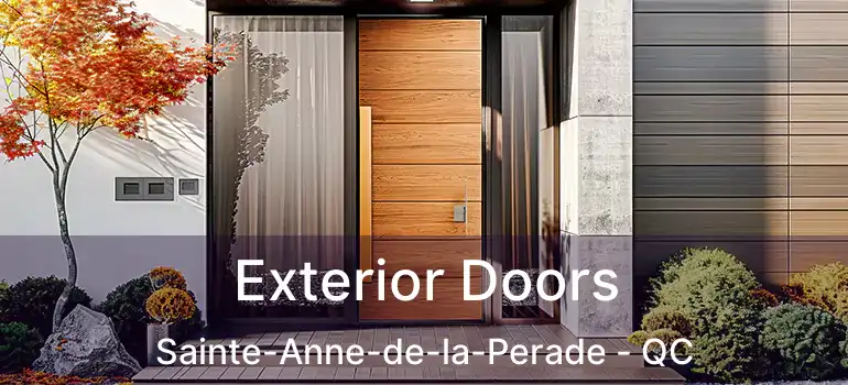  Exterior Doors Sainte-Anne-de-la-Perade - QC