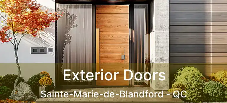  Exterior Doors Sainte-Marie-de-Blandford - QC