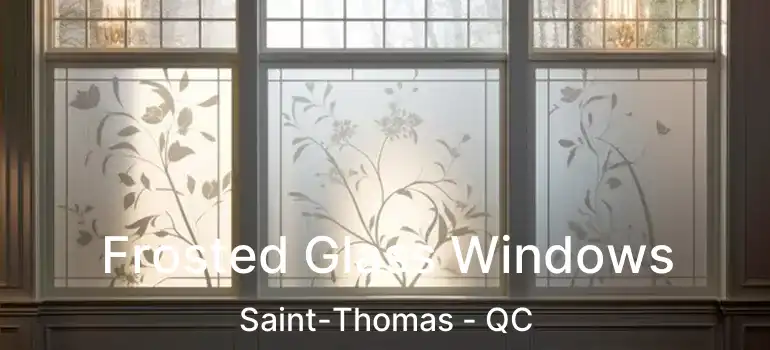  Frosted Glass Windows Saint-Thomas - QC
