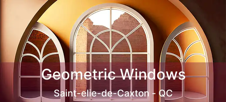  Geometric Windows Saint-elie-de-Caxton - QC