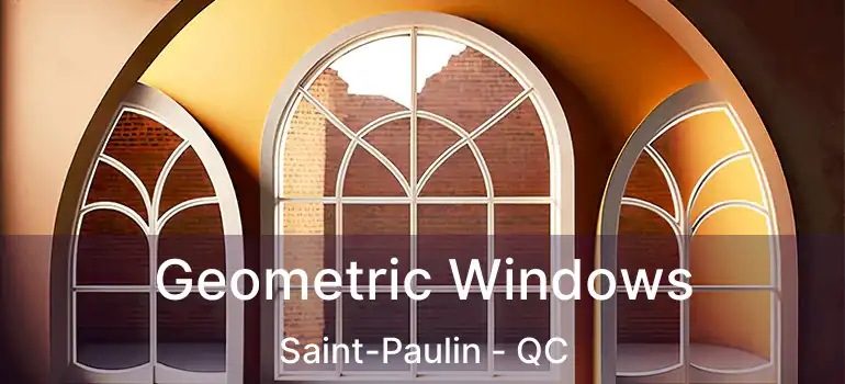  Geometric Windows Saint-Paulin - QC
