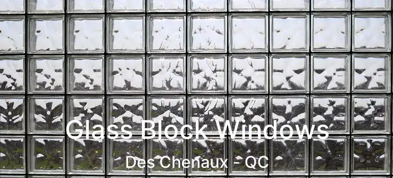  Glass Block Windows Des Chenaux - QC