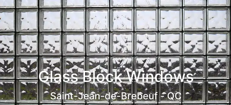  Glass Block Windows Saint-Jean-de-Brebeuf - QC