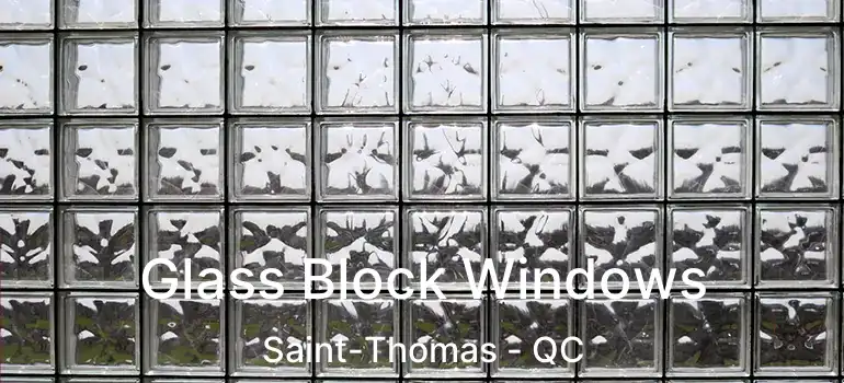  Glass Block Windows Saint-Thomas - QC