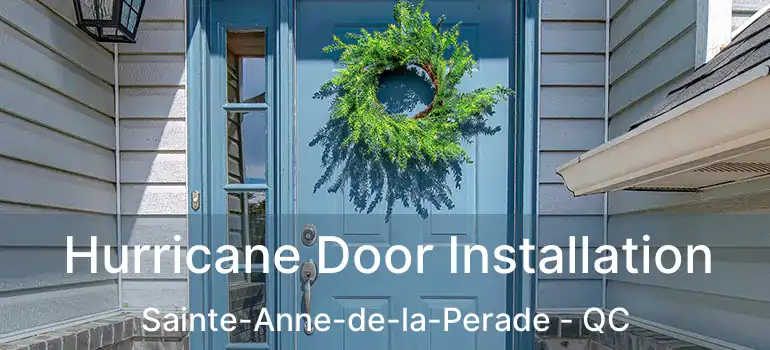  Hurricane Door Installation Sainte-Anne-de-la-Perade - QC