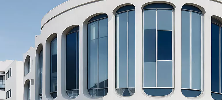Geometric Window Curtains in Saint-Louis-de-France, QC