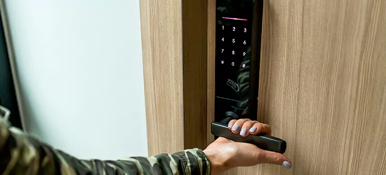 Metal Security Door Installation in Saint-etienne-des-Gres, Quebec
