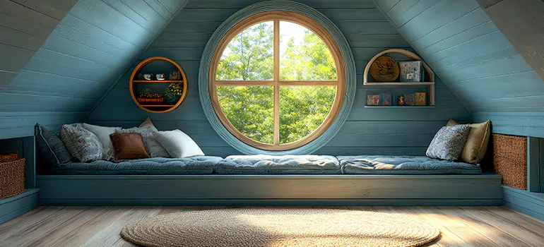 Custom Round Windows in Saint-Boniface, Quebec