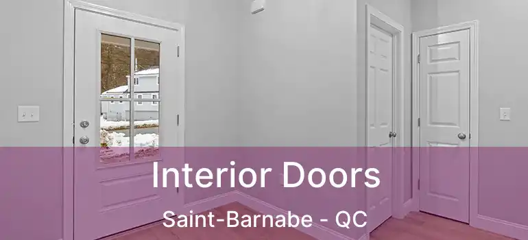  Interior Doors Saint-Barnabe - QC