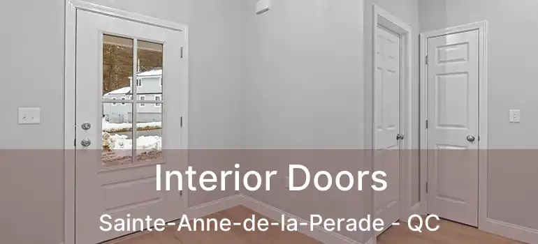  Interior Doors Sainte-Anne-de-la-Perade - QC