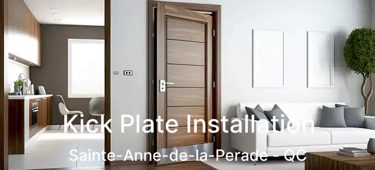  Kick Plate Installation Sainte-Anne-de-la-Perade - QC