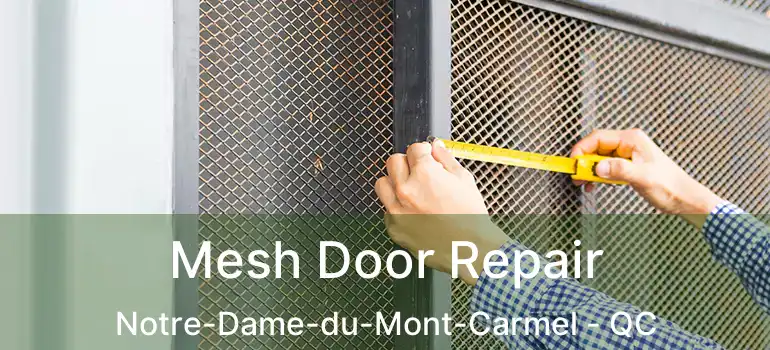  Mesh Door Repair Notre-Dame-du-Mont-Carmel - QC